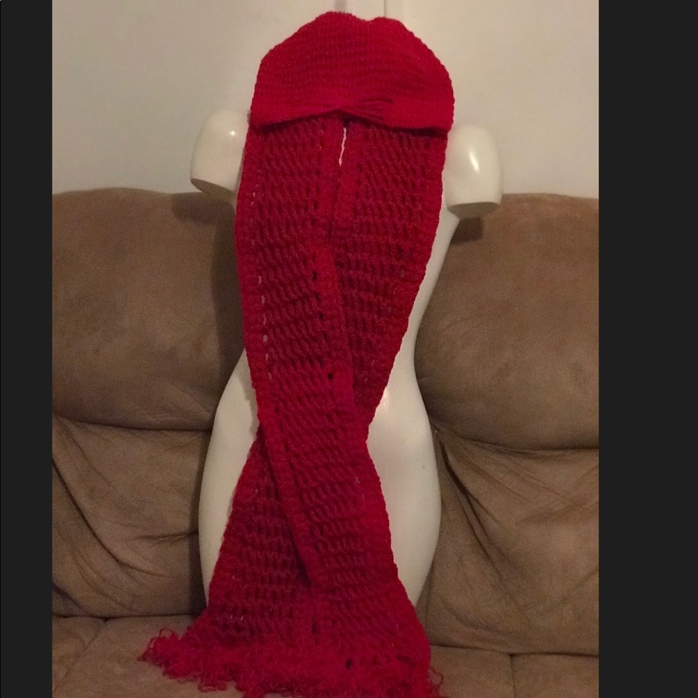 Handmade crocheted scarfs